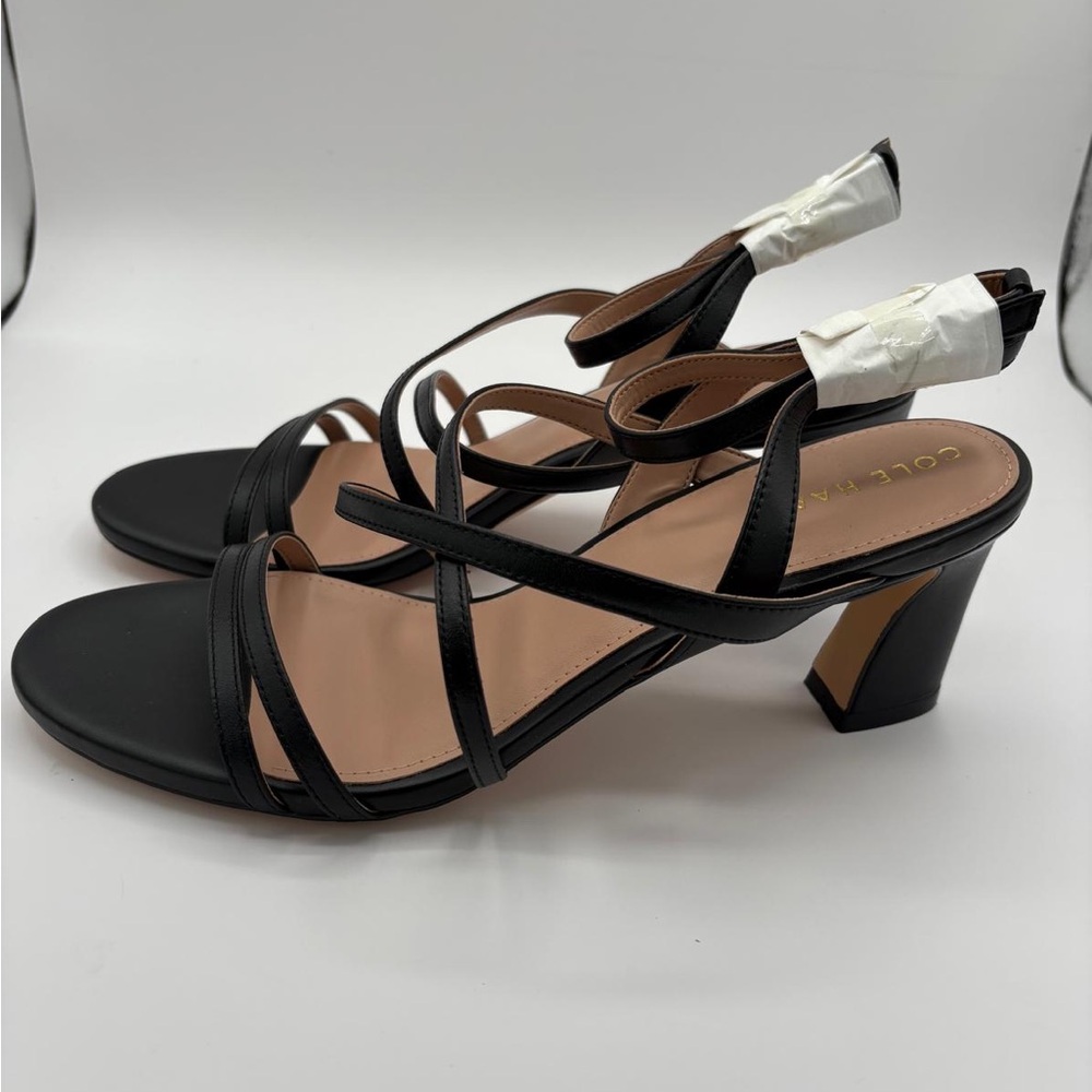 New Cole Haan Addie strap black heels women’s size 7.5 - Picture 4 of 10